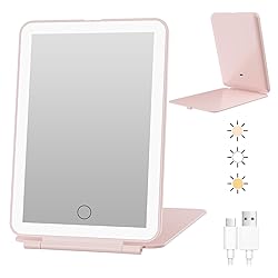 FUNTOUCH Rechargeable Travel Makeup Mirror with 72