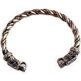 LANGHONG Stainless Steel Viking Bracelet Men's Cuff Bracelet For Men Talisman Jewelry