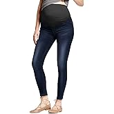 Hybrid & Company Maternity Women's Super Comfy Ultra Stretch Skinny Jeans