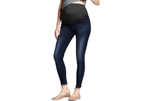 Hybrid & Company Maternity Women's Super Comfy Ultra Stretch Skinny Jeans