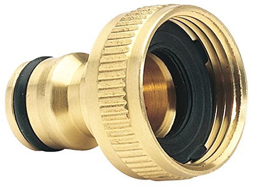2 x Brass Garden Hose Tap Connector (3/4")