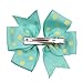CÉLLOT 40Pcs 3 Inch Boutique Grosgrain Ribbon Pinwheel Hair Bows Alligator Clips For Girls Toddlers Hair Accessories Teens Gifts In Pairs (Polka Dot)
