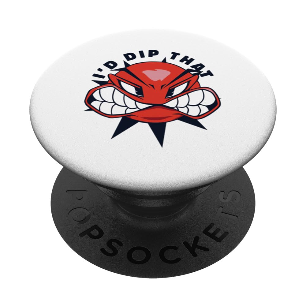 I'd Dip That Prisonball Team Game Player Dodgeball PopSockets Swappable PopGrip