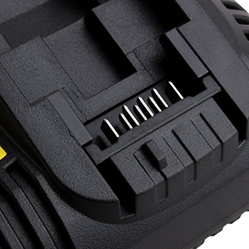 Biswaye DCB112 DCB115 20V Max Charger Charges All DCB201 DCB204 DCB606 DCB609 DCB207 DCB206 DCB203 DCB200 DCB120 DCB127 12V Max, 20V Max and 60V Max Li-Ion Cordless Tool Battery Packs