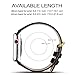 Fullmosa Leather Bands Compatible with Apple Watch Band 49mm 46mm 45mm 44mm 42mm for Men Women, Top Grain Genuine Leather Strap for iWatch Ultra 2/Ultra/10/9/8/7/6/5/4/3/2/1/SE2/SE, Black/Black