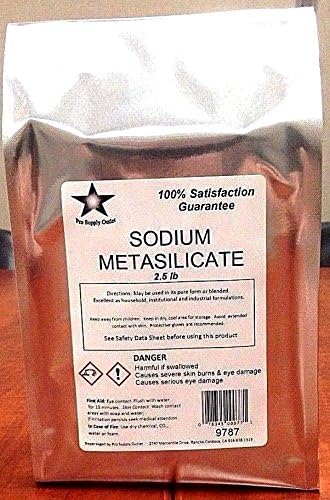 Sodium Metasilicate 2.5 Lb Pack (9787)