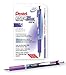 Pentel 651807 EnerGel Deluxe RTX Retractable Gel Pens Medium Point Purple Ink