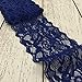 Tulle Elastic Stretch Lace Trim by The Yard for Baby Girls Hair Accessories (3 inch, 4 Colors, 1 Yard of Each Color, 24 Yards)
