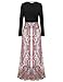miageek Women Bohemian Floral Long Maxi Evening Party Cocktail Designer Dress