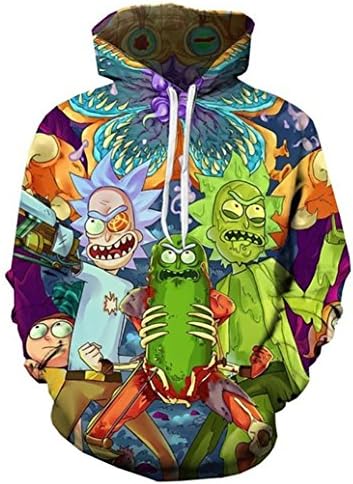 Fashion Hoodie,Salute Unisex Plus Size 3D Printed Wolf Pullover Long Sleeve Hooded Sweatshirt (XXXXXL)