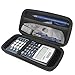 khanka Carrying Case for Texas Instruments TI-30Xa / TI BA II Plus/TI-30XIIS /TI-30XS MultiView/TI-36X Pro Engineering Scientific Calculator, Case Only (Black)