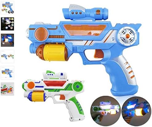 Funny Toy Gun Flashing Music Projection Electronic Arma Orbeez Toys For Children