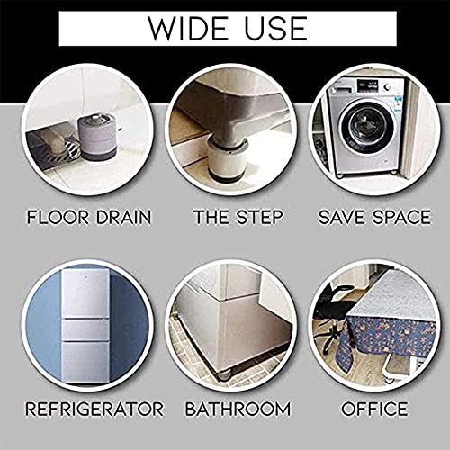 2.36Inch Anti Vibration Washing Machine Support, Washer Sound Absorbing