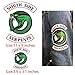 Riverdale Southside Serpents Iron on Patches Fashion Badges Heat Transfer Stickers Patches Applique for Clothes T-Shirt Clothing Jacket Decoration (2 Sheets)