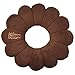 Total Pillow Microbead Portable Pillow - Use at Home or On The Go To Support Your Neck, Back and Knees, Set of 2 in brown