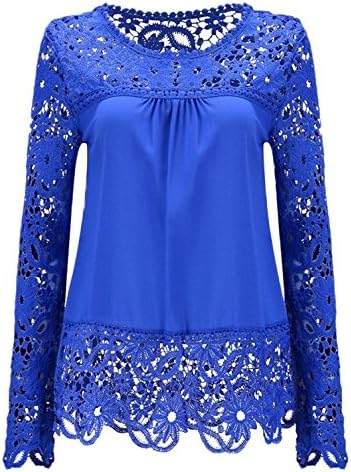 Davikey Women's Bead Print Short Sleeve Shirt Navy BlueSmall