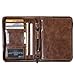 iPad Mini Case, iPad Mini 4 Case, GMYLE Business Portfolio Travel Case for iPad Mini Retina - Brown R-64 Pattern PU Leather Protective Slim Folio Stand Case Cover (with Card Slots and Money Pocket)