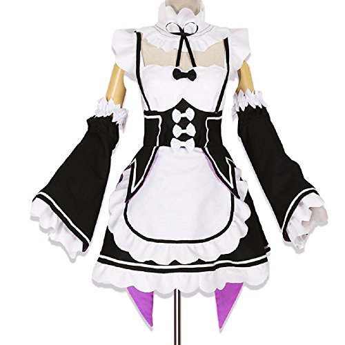 Re:Zero kara Hajimeru Isekai Seikatsu Ram Rem Maid Cosplay Costume Lolita Dress