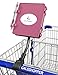 GalsShopper Pink - All In 1 Shopping Organizer, 1 Clip On Any Shopping Cart Handlebar,Holds Any Size Smart Phone/List/Coupons/Pen, HandsFree for Clothes,Shoes,Kids,Groceries/Compact In Handbag or Home
