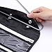 Hanging Jewelry Organizer, McoMce Double Sided 56 Pockets Jewelry Organizer with Zippered Pockets, Necklace Holder Jewelry Chain Organizer for Earrings Necklace Bracelet Ring with Hanger, Blac