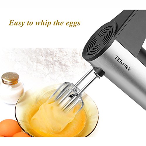 Hand Mixer, 5 Speed Classic Stainless Steel Mixer Ultra Power Electric