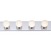 Nuvo Lighting SF77/193 4-Light Bathroom Vanity Light Bar, 24-Inches, 100 Watts/120 Volts (Polished Chrome)