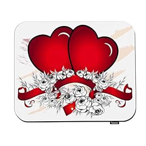 Download Swono Valentine Love Mouse Pads Funny Love Two Red: Amazon ...
