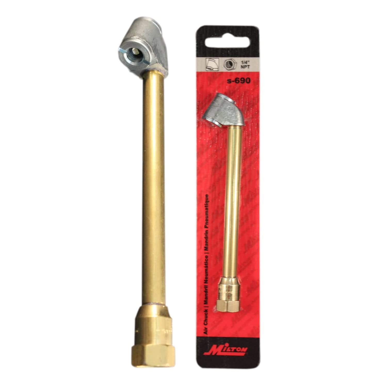 Milton (S-690) 1/4" FNPT Dual Head Air Chuck