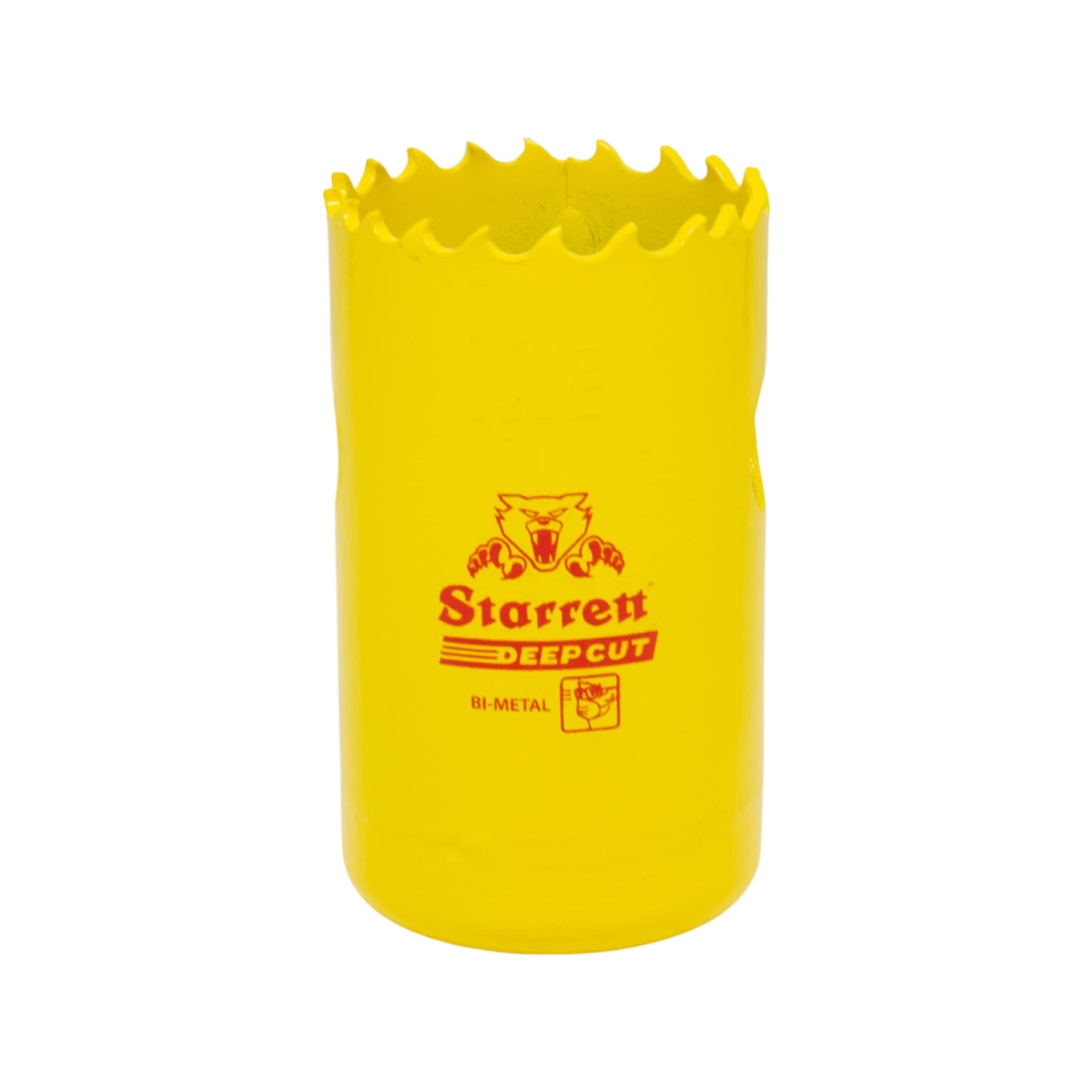 Starrett Deep Cut Hole Saw - DCH0112 Heavy Duty Bi-Metal with Extra Cobalt HSS Teeth - For Metals Wood Cast Iron Fibreglass Plastic Materials - 38mm