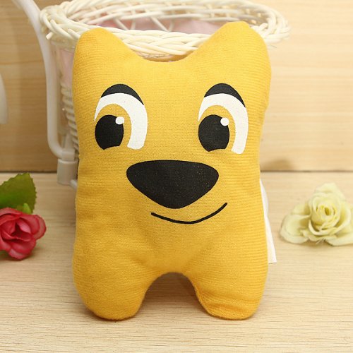 SICA Dog Pet Puppy Chew Squeaky Plush Sound Cute Cartoon Style Funny Doll
