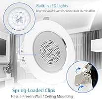 Pyle Ceiling Speakers In Wall In Ceiling Dual 3 5 Inch Speaker