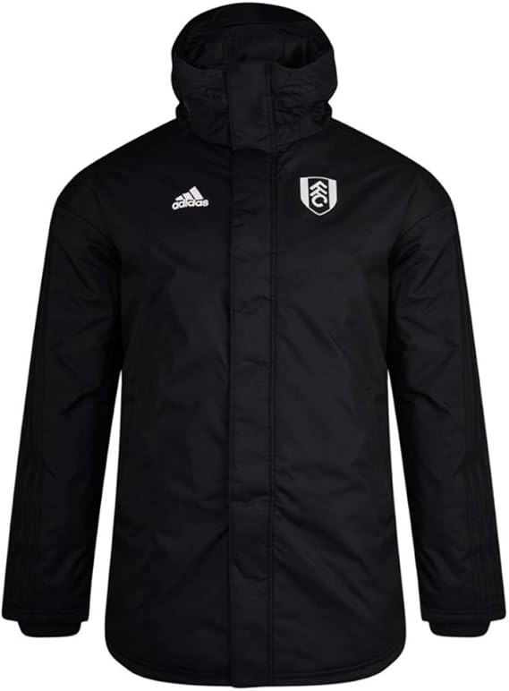 Fulham Football Club Mens Black Parka Jacket BQ6594 Amazon.co.uk Clothing