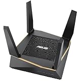 ASUS AX6100 WiFi 6 Gaming Router (RT-AX92U) - Tri-Band Gigabit Wireless Internet Router, Gaming & Streaming, AiMesh Compatibl