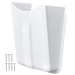 Wowangce Lavatory Shield, White ABS Lavatory Shroud