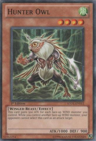 Yu-Gi-Oh! - Hunter Owl (SDDL-EN013) - Structure Deck: Dragunity Legion - 1st Edition - Common