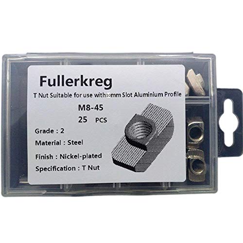 image for FullerKreg Hammer Head M8 T Nut Suitable for use with 10mm Slot Alumin