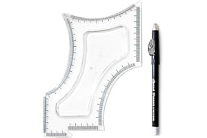 The Cut Buddy Original Shaping Tool, Clear Beard and Hairline Template with Bonus Tracer Pencil, As Seen on Shark Tank