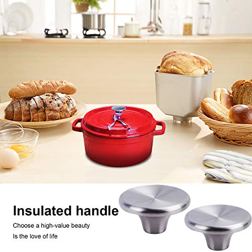 Stainless Steel Universal Dutch Oven Knob, Kitchen Cookware Lid Knobs