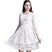 Froomer Women Floral Lace Cocktail Evening Party Casual Mini Dress