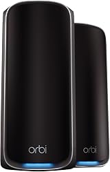 NETGEAR Orbi 970 Series WiFi 7 Mesh System RBE972SB 10G Port 5400 sq ft view 1