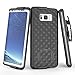 TILL for Galaxy S8 S VIII Case, TILL [Thin Design] [Black] Full-Body Holster Armor Case [Built-in Kickstand] Locking Belt Swivel Clip Non-Slip Texture Combo Hard Shell Cover for S8 (5.8 INCH)