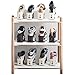 HARRA HOME Premium 3step Adjustable Shoe Slots Space Saver, Easy Shoe Slotz Organizer Double Shoe Rack Storage For Closet, Shoes Holder For Sneaker booties High heels Flats Sandals, Set of 5