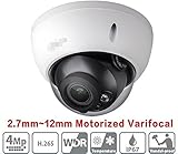Dahua HDBW4431R-ZS 2.7mm~12mm 4MP Varifocal Motorized Zoom IP Camera H.265 PoE IP67 ONVIF Dome Network Camera International Version