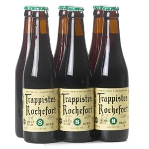 Original belgisches Bier- Trappist Rochefort“8″ 9,2% vol 6x33cl. Karneval und Party!!