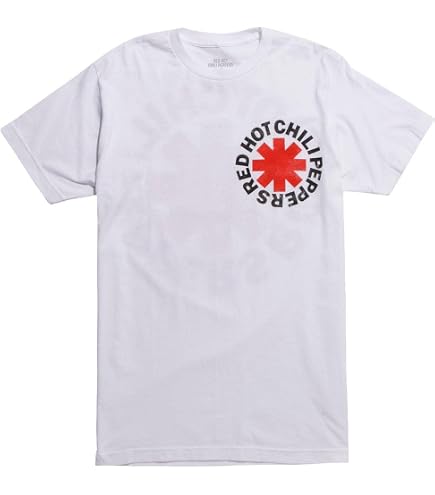 Amazon.com: Red Hot Chili Peppers Official Devil Girl White Shirt