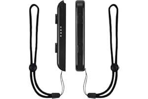 TOYMIS 2 Pack Strap Controller, Black Wrist Controller Adjustable Elastic Controller Wristband Wrist Strap For Switch Joycon 