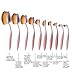 10pcs Pink Oval Toothbrush Makeup Brush Sets BB Cream Contour Powder Concealer Foundation Eyeliner Puff Brushes Cosmetics Tool