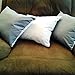Award Winning Diversion Safe Throw Pillow By Safety Proof Your Life- Smart Jewelry Case, Steel Gray & White Deco Cover-Security Hidden Compartment Fake out Made in USA