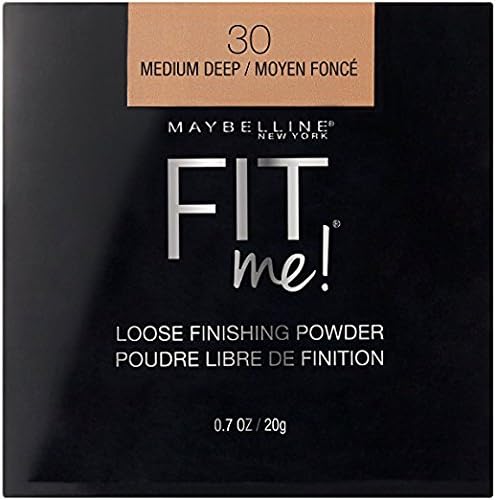 Maybelline Fit Me Loose Finishing Powder, 30 Medium Deep, 0.7 oz (Pack of 2)