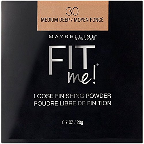 Maybelline Fit Me Loose Finishing Powder, 30 Medium Deep, 0.7 oz (Pack of 2)